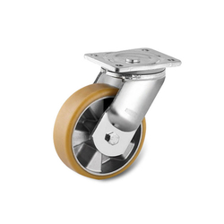 Tente 9680ITP125x50P63 Heavy Duty Swivel 9680 Series Rubber Wheel