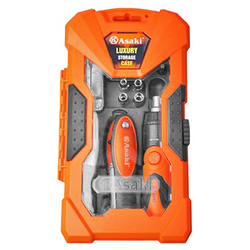 Bộ mũi vít và đầu tuýp Asaki AK-6358 (33 chi tiết)