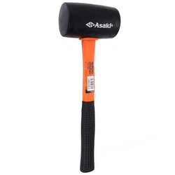 Rubber hammer with plastic handle 500g Asaki AK-9727