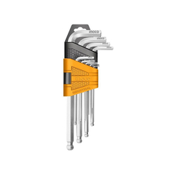 Bộ lục giác đầu bi Ingco HHK12091 (9 chi tiết)