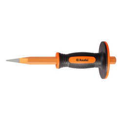 Đục sắt mũi nhọn 16x300mm Asaki AK-9643 có tay chắn