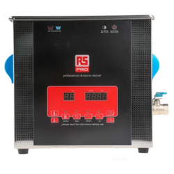 Ultrasonic Cleaner 300W, 9L RS PRO 1249722