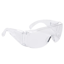 RS PRO UV Safety Glasses, Clear Polycarbonate Lens, Scratch Resistant (1845936)
