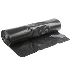Roll of 50 thick plastic garbage bags 200 RS PRO 7716563 black