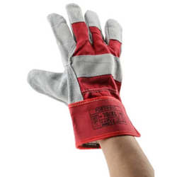 RS PRO Premium, Red Leather Coated Work Gloves, Size 10 (1757259)