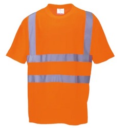 RS PRO Orange Unisex Hi Vis T-Shirt, M (1248211)