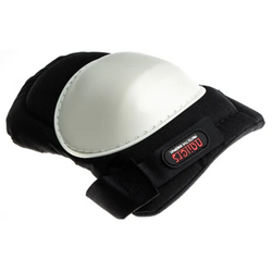 RS PRO Black Rubber Adjustable Strap Knee Pad Resistant to Water (154851)