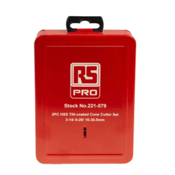 Bộ mũi khoan bước RS PRO 221579 (3 chi tiết)