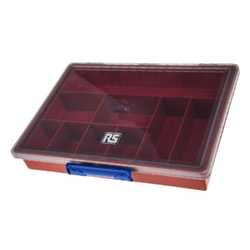 RS PRO 515574 9-compartment component storage box