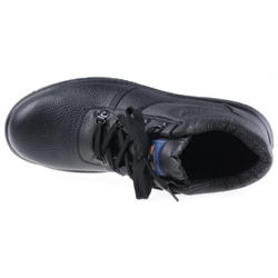 RS PRO Black Steel Toe Cap Mens Safety Boots, UK 10, EU 44, US 11 (7904000)