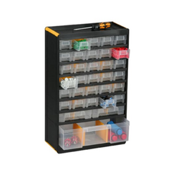 RS PRO 1783367 33-compartment plastic box (480x300x165mm)
