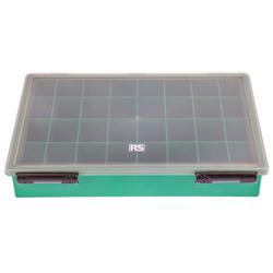 RS PRO 515603 32-compartment component storage box