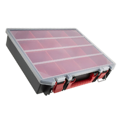 RS PRO 1368904 8-compartment plastic tool box