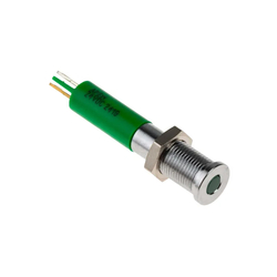 Đèn chỉ báo 24V, 6mm RS PRO 7001583 màu xanh