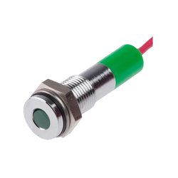 Đèn chỉ báo 24V, 6mm RS PRO 7001827 màu xanh