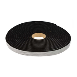 Foam tape 15m, 12x6mm RS PRO 2050877 black