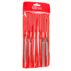 RS PRO 1467311 160mm plastic handle file set (6 pieces)