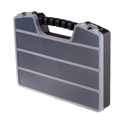 RS PRO 8386523 9-compartment plastic box (50x320x250mm)
