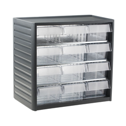 Tủ nhựa PP 12 ngăn RS PRO 9096940 (290x310x180mm)