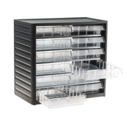 Tủ nhựa PP 12 ngăn RS PRO 9096946 (290x310x180mm)