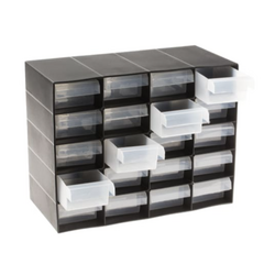 Tủ nhựa PP 20 ngăn RS PRO 9097000 (210x270x130mm)