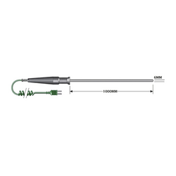 Đầu dò nhiệt độ 6x1000mm RS PRO 255588