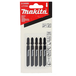 Jigsaw blade 1.2x74mm Makita D-34908 (5 pieces)