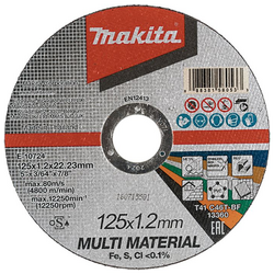 Đá cắt đa năng 125x1.2x22.23mm Makita E-10724