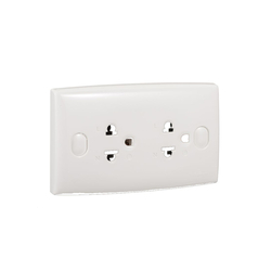 Ổ cắm đôi 3 chấu 16A Schneider E426UEST2_T_G19