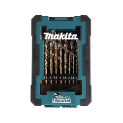 Makita D-67583 1-10mm Metal Drill Bit Set (19 pieces)