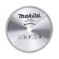 Aluminum saw blade 260x25.4x120T Makita D-61058