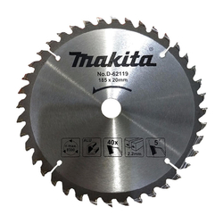 Aluminum saw blade 185x20x40T Makita D-62119