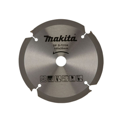 Fiber cement cutting blade 165x20mm Makita D-72104