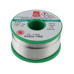 Dây hàn chì 1.27mm RS PRO 8007668 (cuộn 250g)