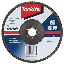 Đĩa nhám xếp 180mm, A120 Makita D-63541