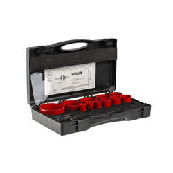 Round hole drill bit set 19-76mm RS PRO 216022 (15 pieces)