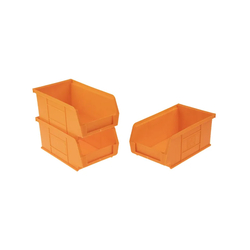 Plastic tray for storing things 130x150mm RS PRO 4696778 orange
