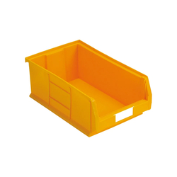 Plastic tray for storing things 200x315mm RS PRO 3505867 yellow