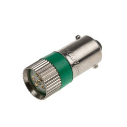 Bóng đèn Led BA9s 48V, 10mm RS PRO 209670 màu xanh lá