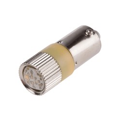 Bóng đèn Led BA9s 6V, 10mm RS PRO 2073653 màu vàng