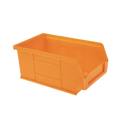 Plastic tray for storing things 130x205mm RS PRO 4696762 orange