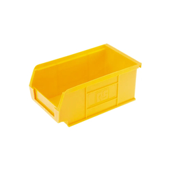 Plastic tray for storing things 130x150mm RS PRO 4844062 yellow