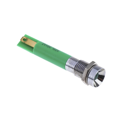 Đèn chỉ báo 2V, 8mm RS PRO 210967 màu xanh lục