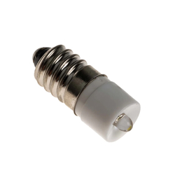 Bóng đèn Led E10, 24V, 6mm RS PRO 204710 màu trắng