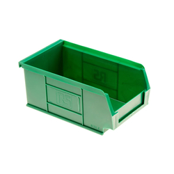 Plastic tray for storing things 200x315mm RS PRO 3505895 green