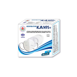 Khẩu trang y tế Khánh An KAN95+ màu trắng (10 cái/hộp)