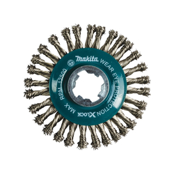 Makita D-73411 115mm round spiral steel brush with microfiber