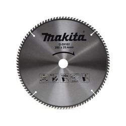 Aluminum saw blade 260x25.4x100T Makita D-59162