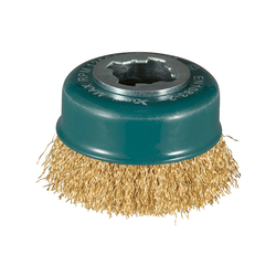 Makita D-73433 Brass Plated 75mm Twist Metal Brush