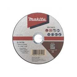 Cutting wheel 100x1.0x16mm Makita D-18758-100